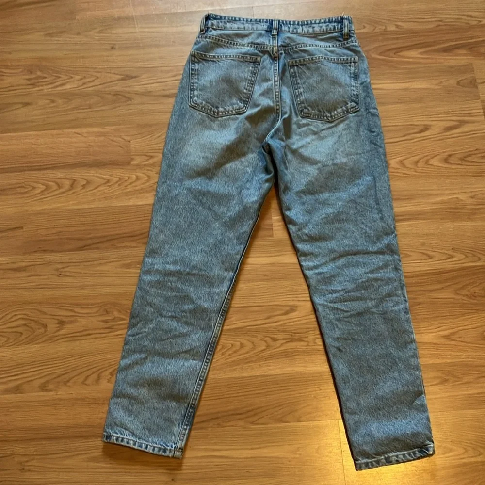 Women’s Zara High Waisted Straight Leg Jeans, Size 4 - Picture 6 of 8